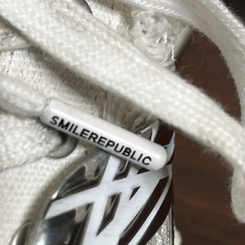 SMILEREPUBLIC Skyline Silver Mesh Chunky Sneakers Dirty size EU 40 US Women 9.5 - Picture 8 of 16